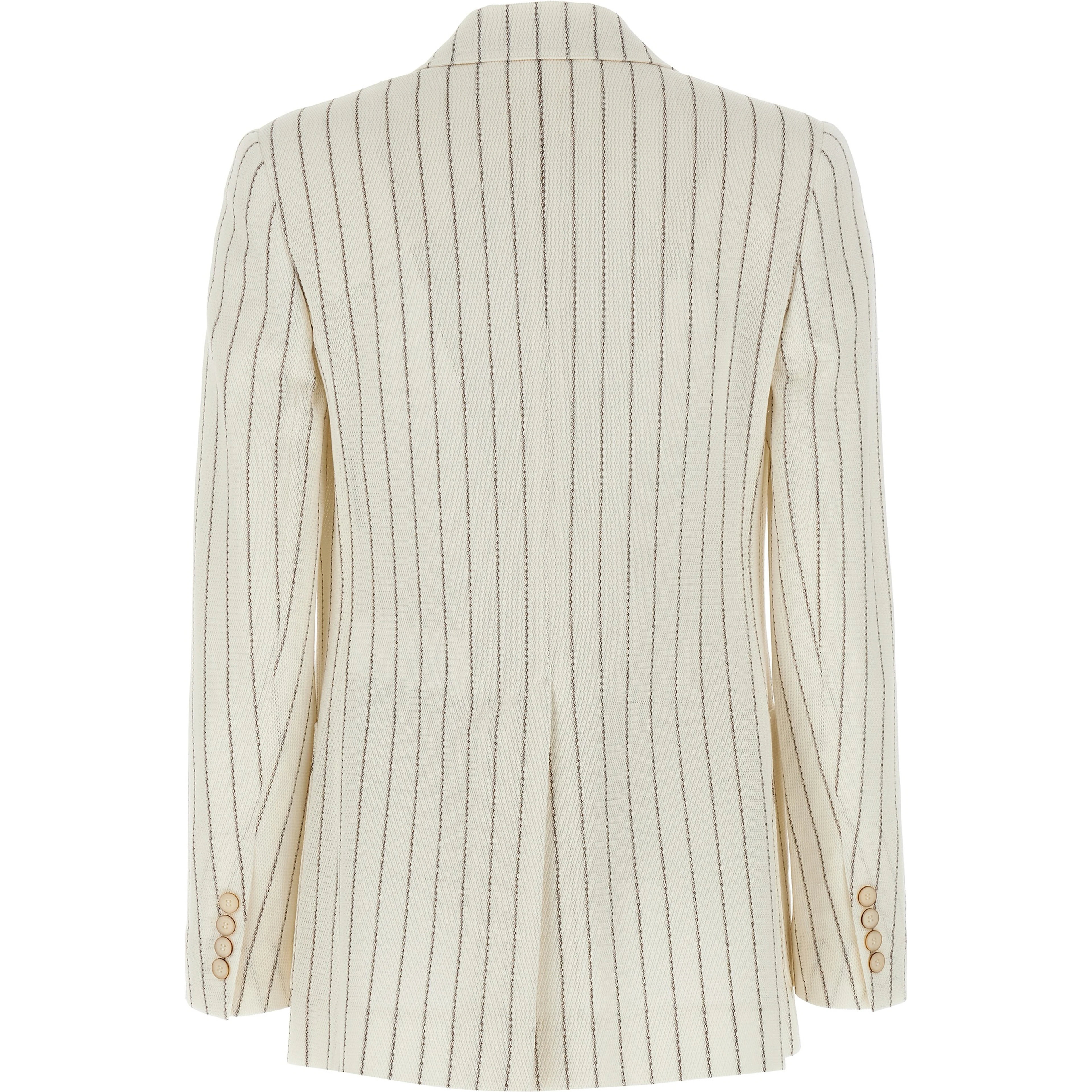 White Cotton Blazer