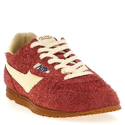 Multicolor Leather Low Top Sneakers