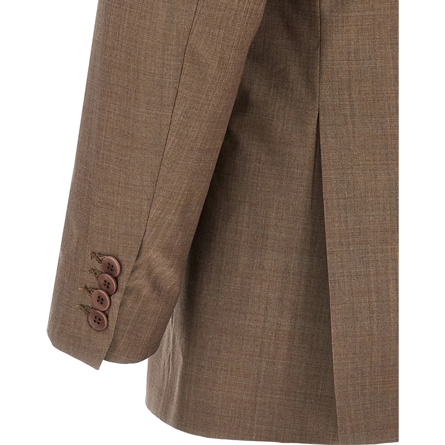 Brown Virgin Wool Blazer