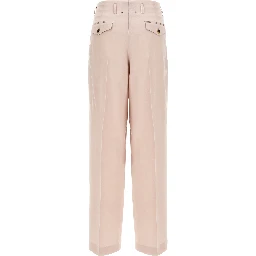Multicolor Virgin Wool Casual Pants