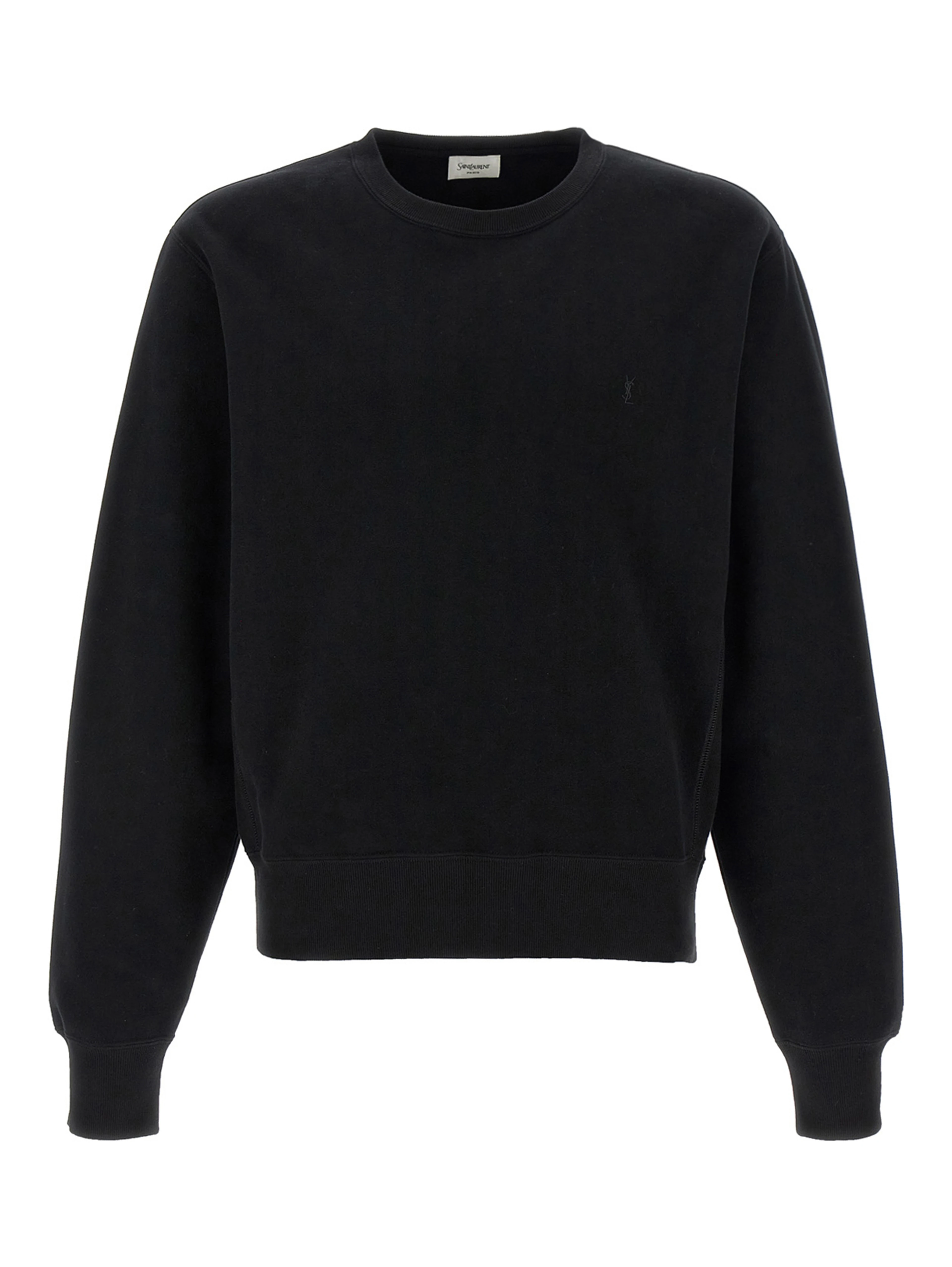 Black Cotton Sweatshirt