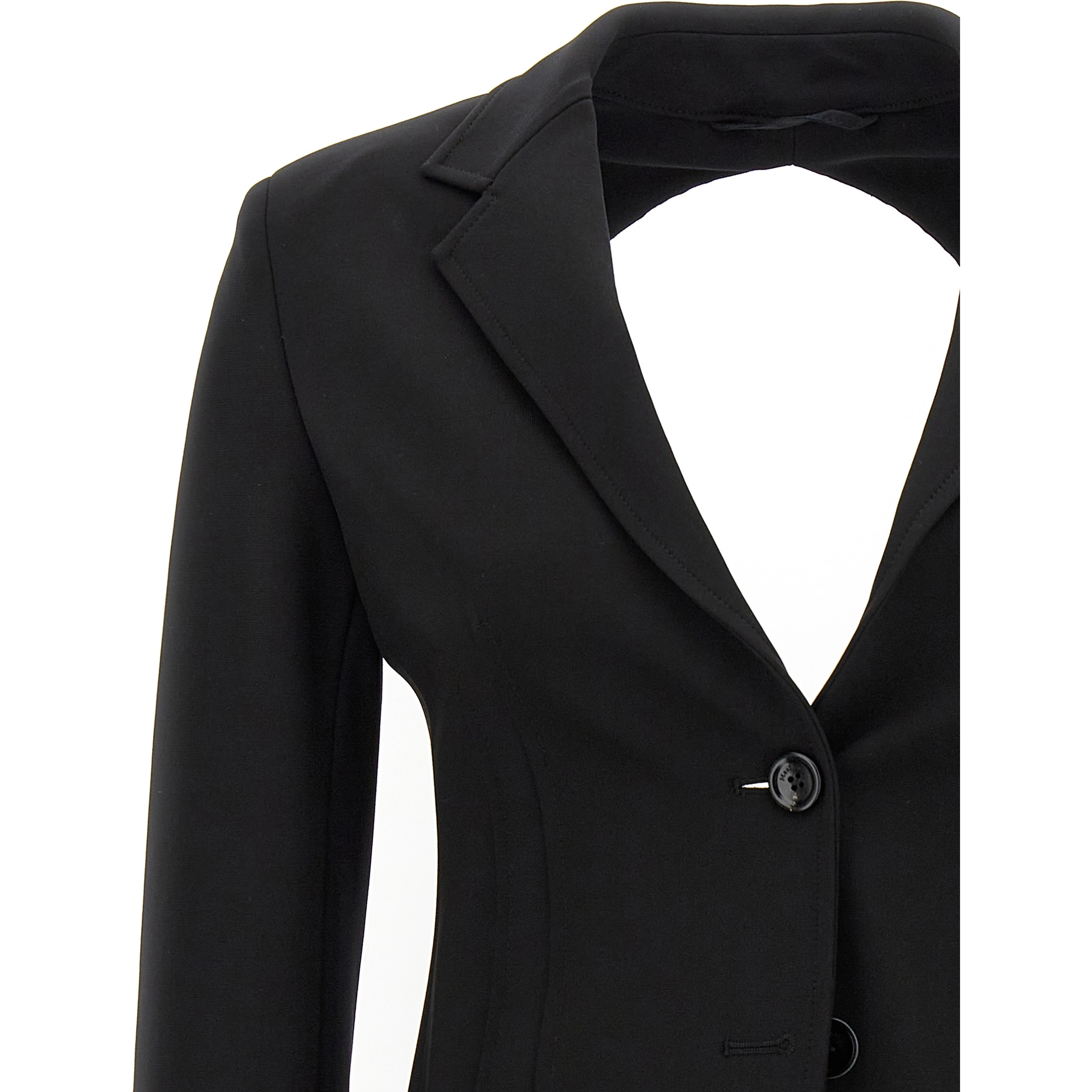 Black Viscose Blazer