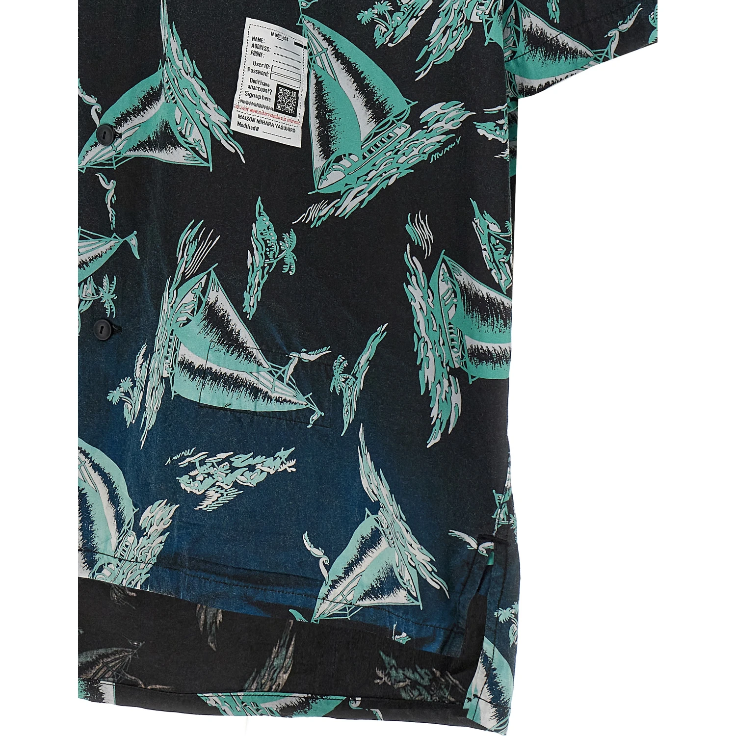 Blue Rayon Blouse