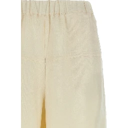 White Flax Casual Pants