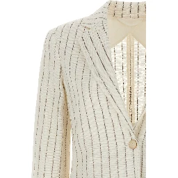 White Cotton Blazer