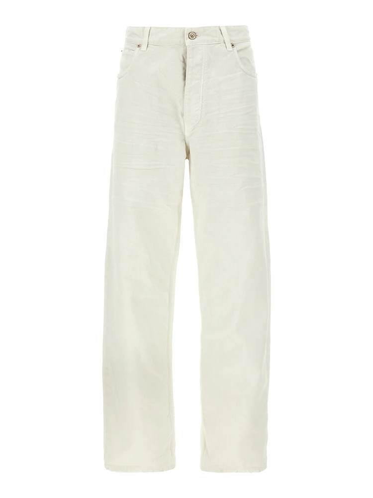 White Cotton Jeans Denim
