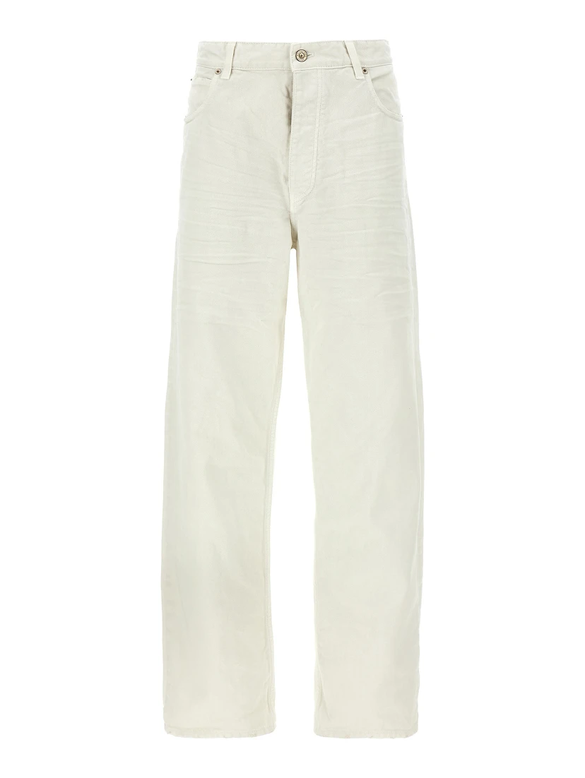 White Cotton Jeans Denim