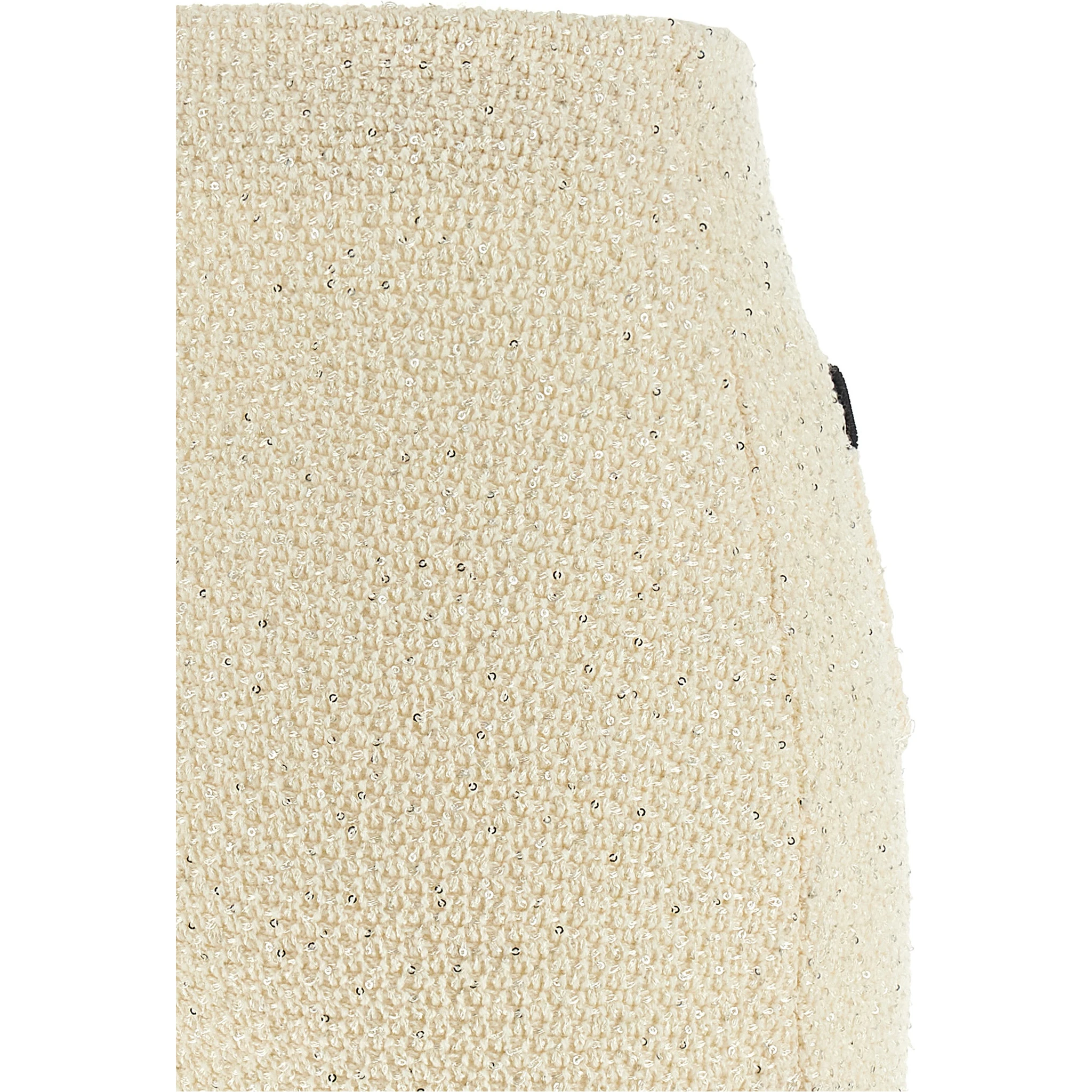 Bicolor Cotton Long Skirt