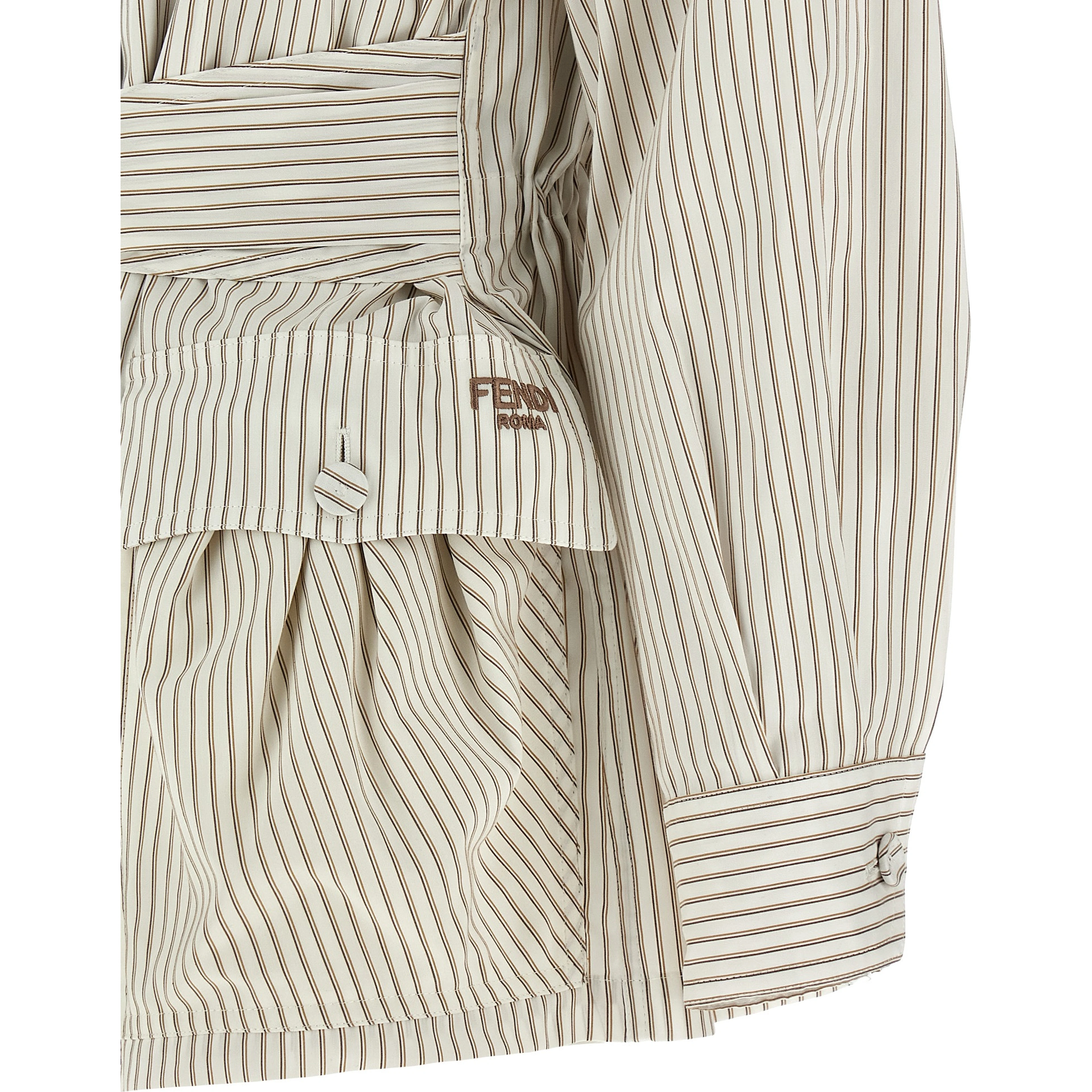 White Cotton Shell Jacket