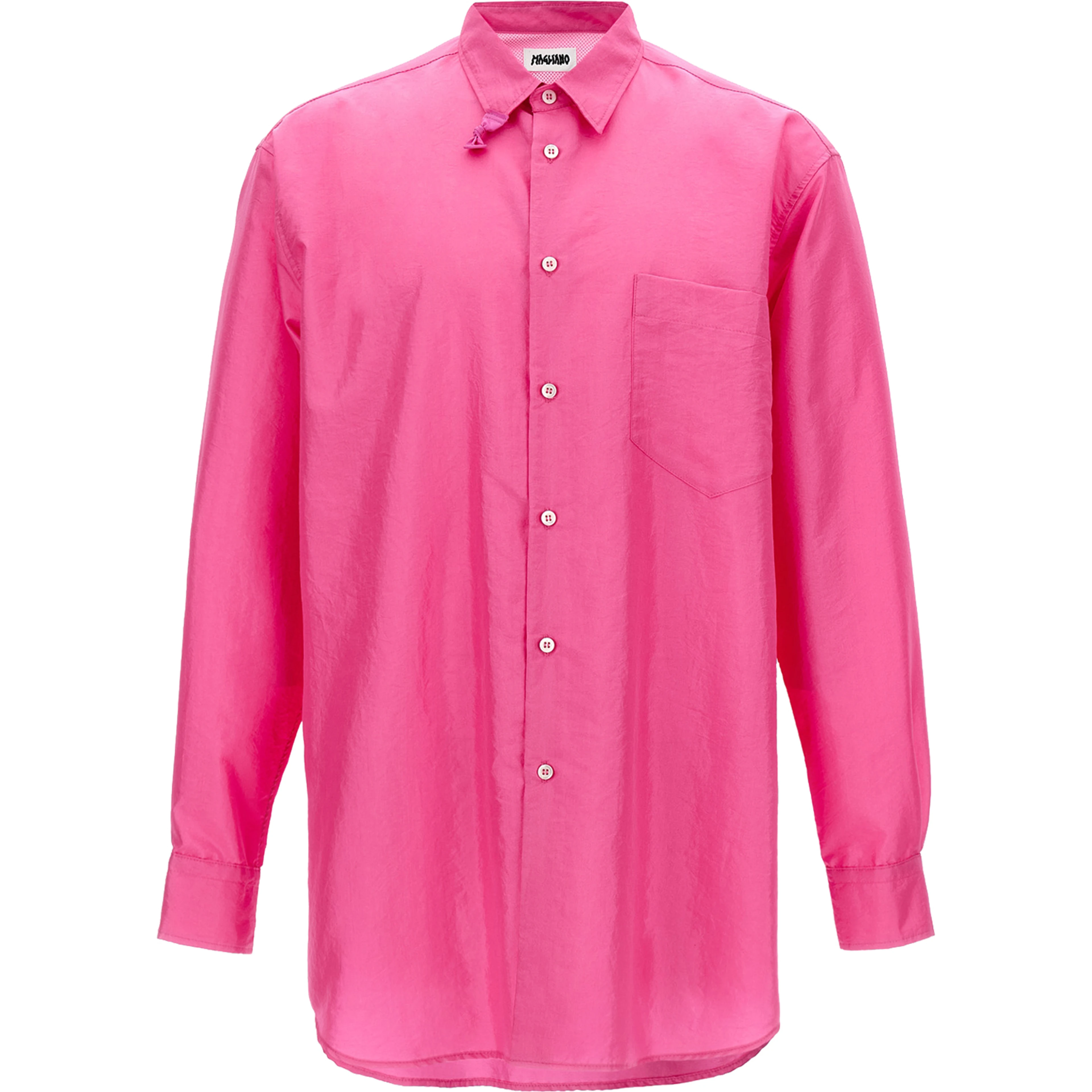 Fuchsia Polyamide Blouse