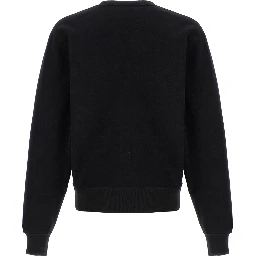 Black Cotton Sweatshirt