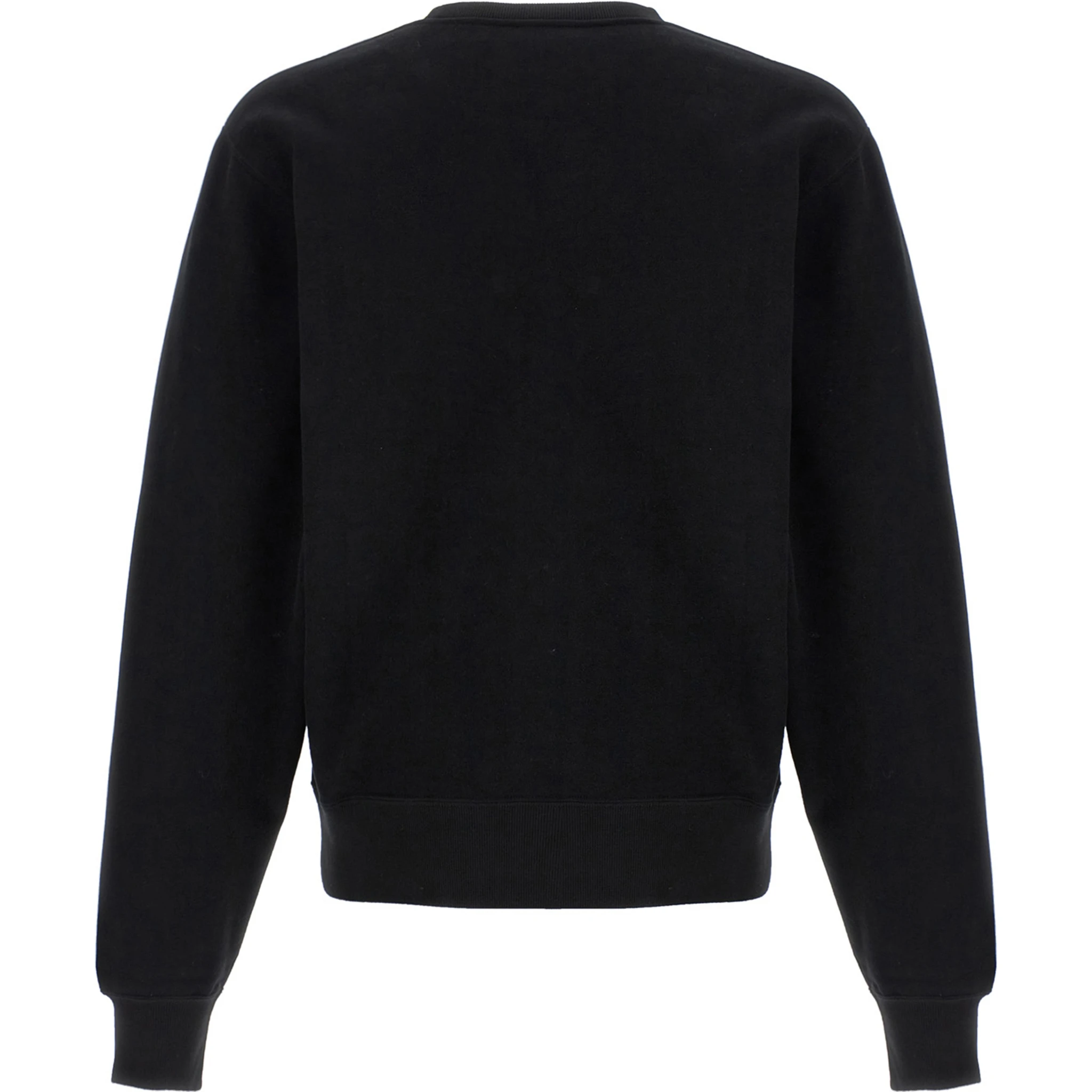 Black Cotton Sweatshirt