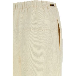 White Flax Casual Pants