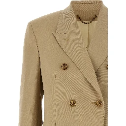 Beige Virgin Wool Blazer