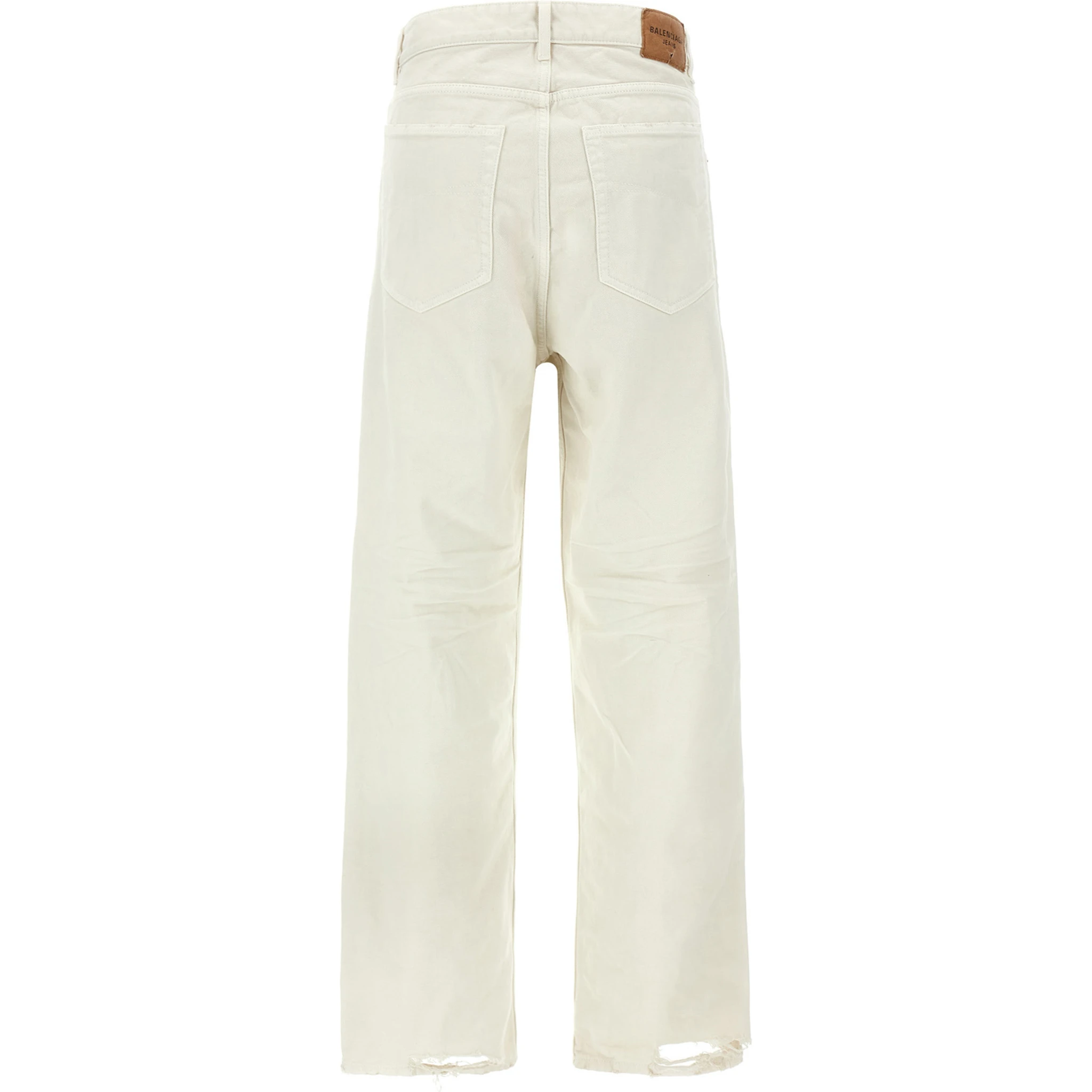 White Cotton Jeans Denim