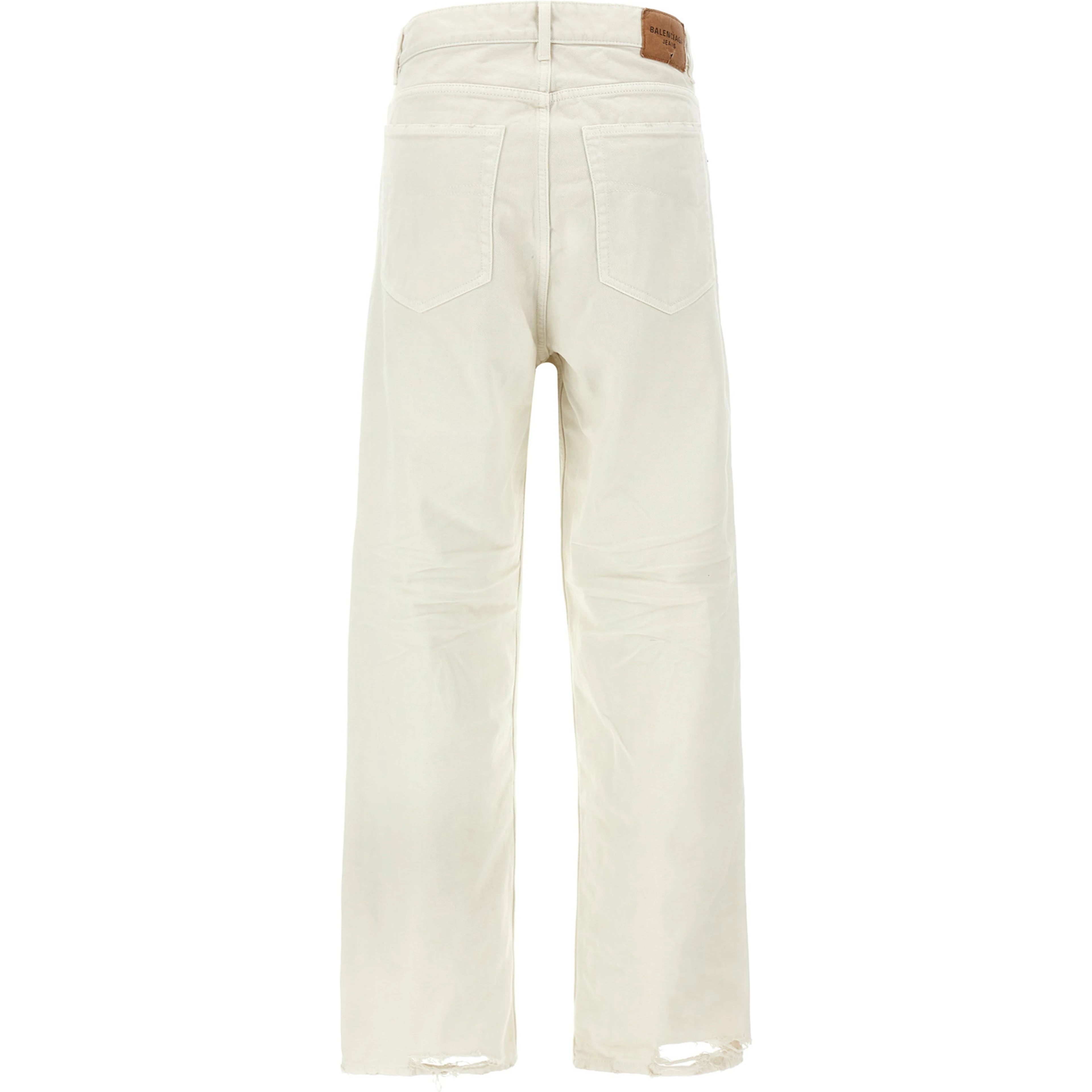 White Cotton Jeans Denim