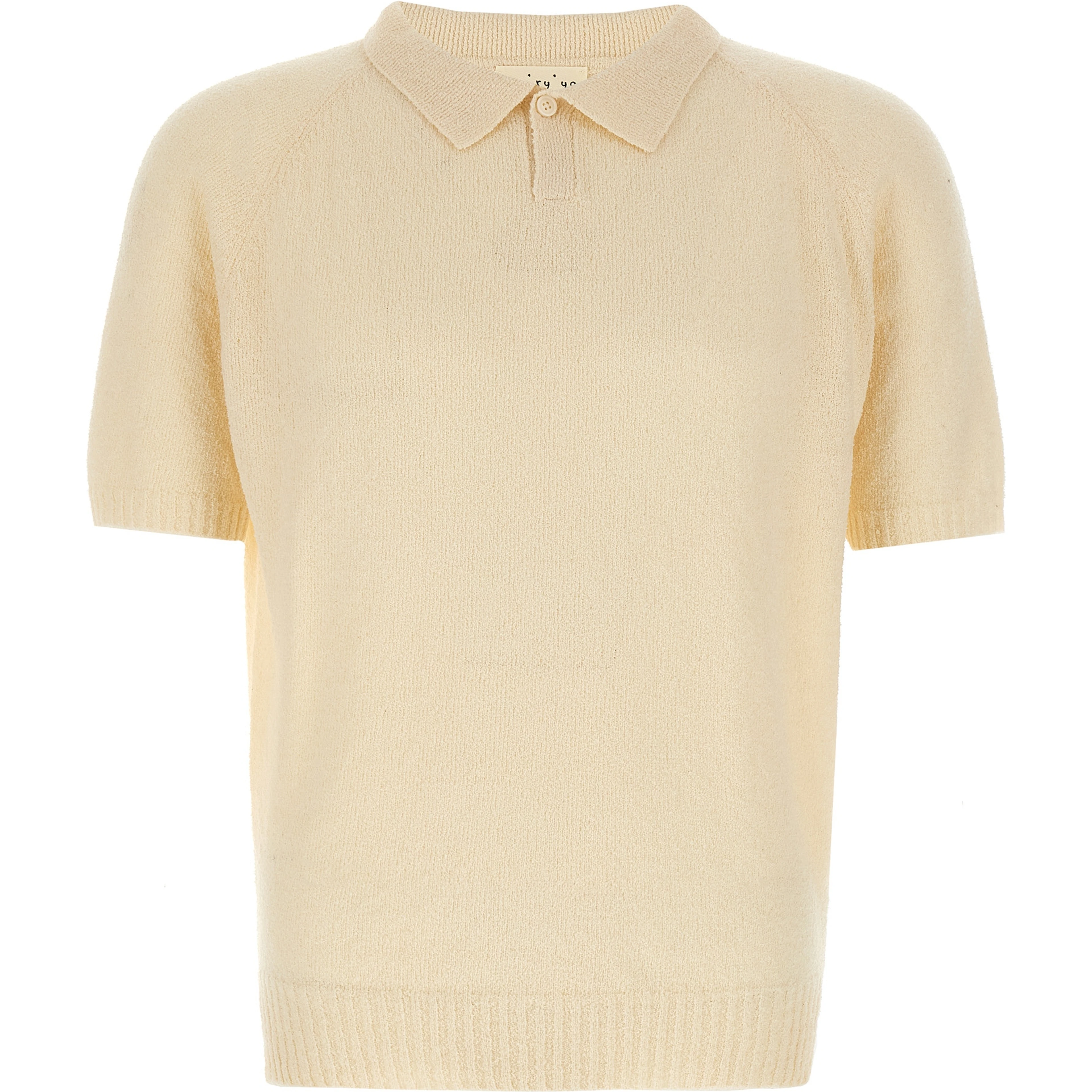 White Cotton Polo Shirt