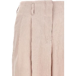Multicolor Virgin Wool Casual Pants