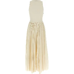 White Cotton Long Dress