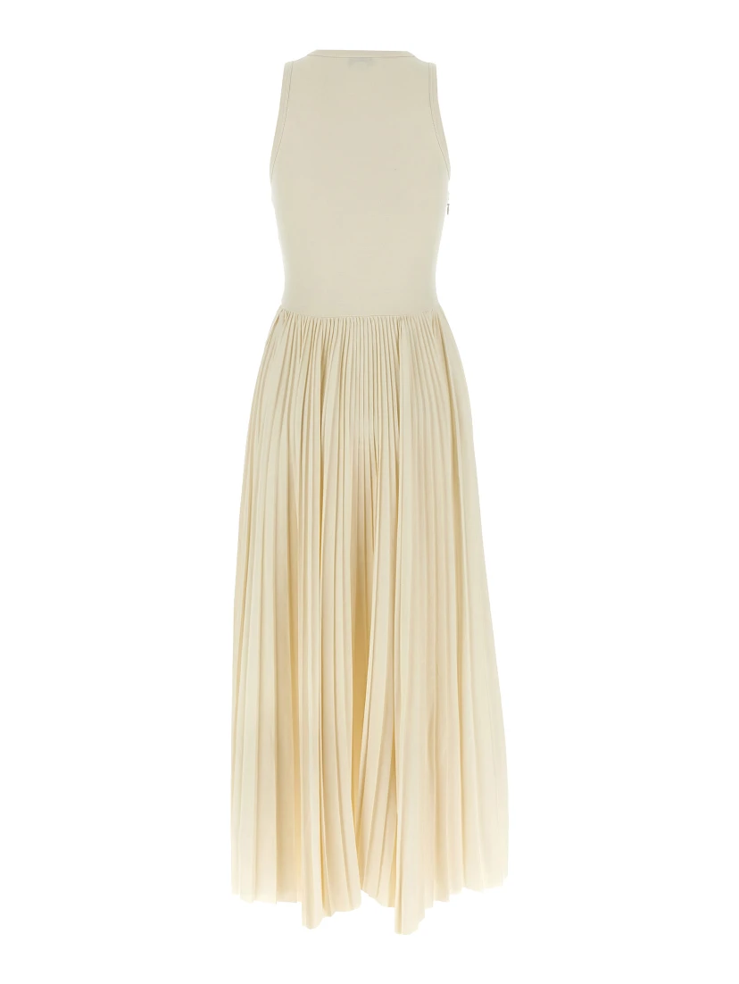 White Cotton Long Dress