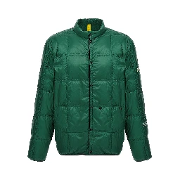Bicolor Polyamide Full-Length Jacket