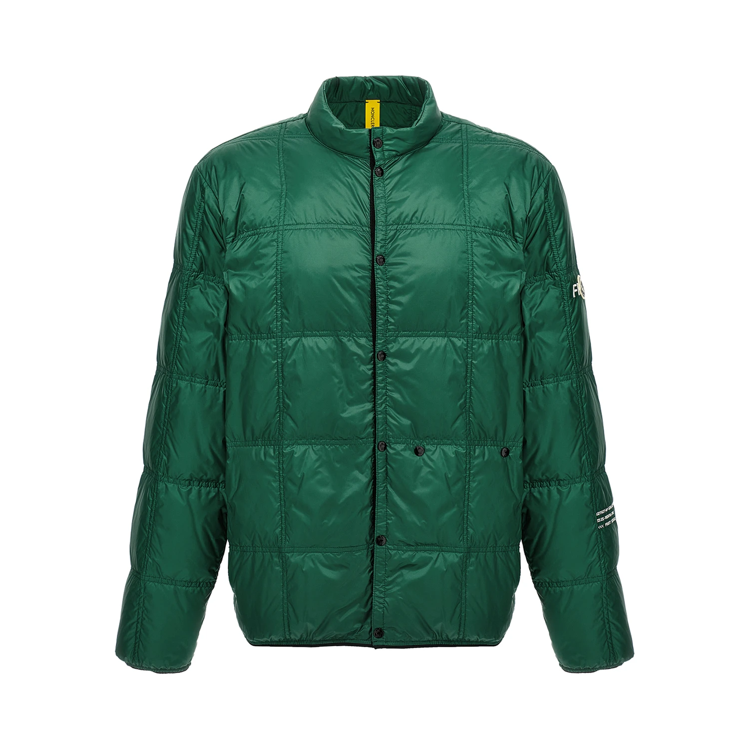 Bicolor Polyamide Full-Length Jacket