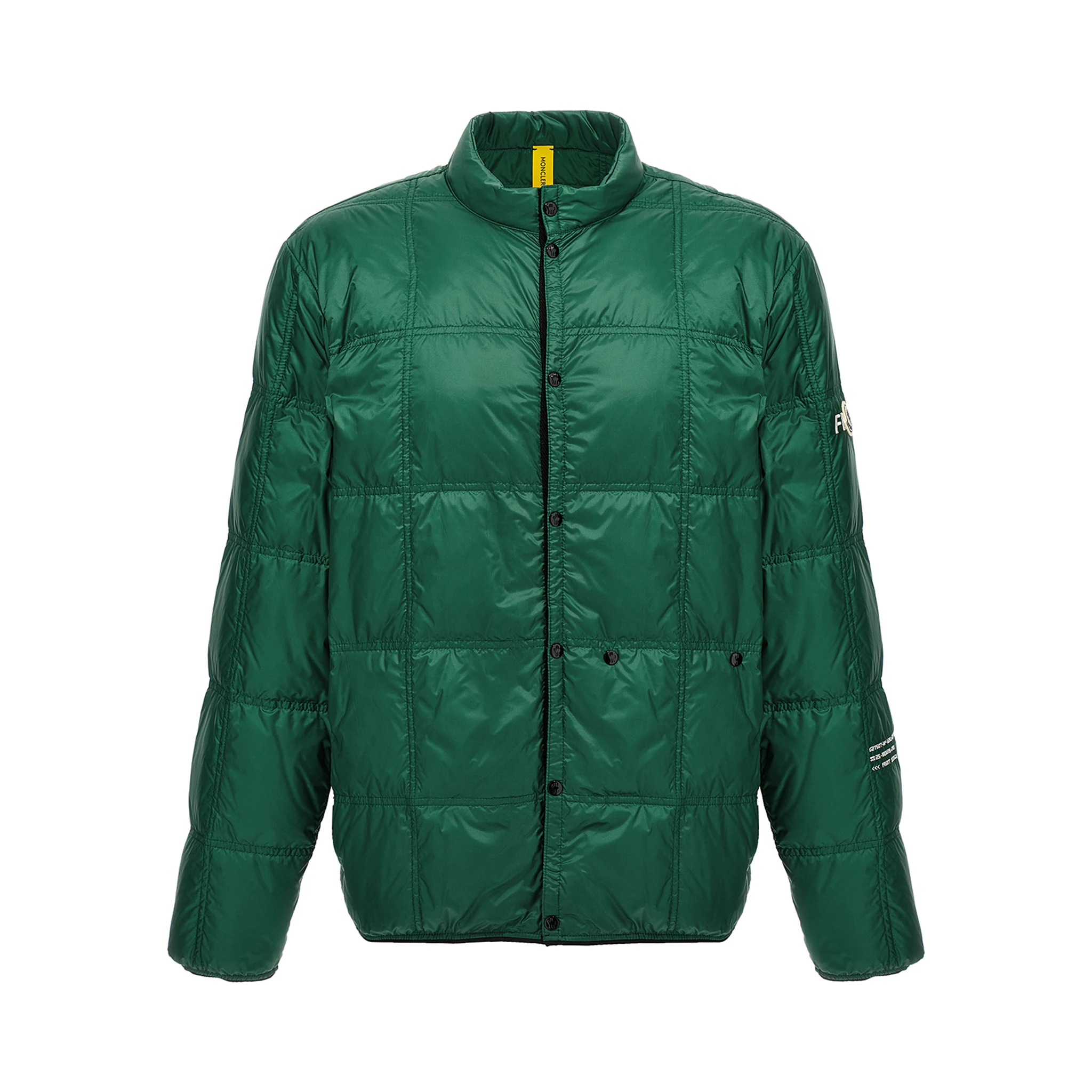 Bicolor Polyamide Full-Length Jacket