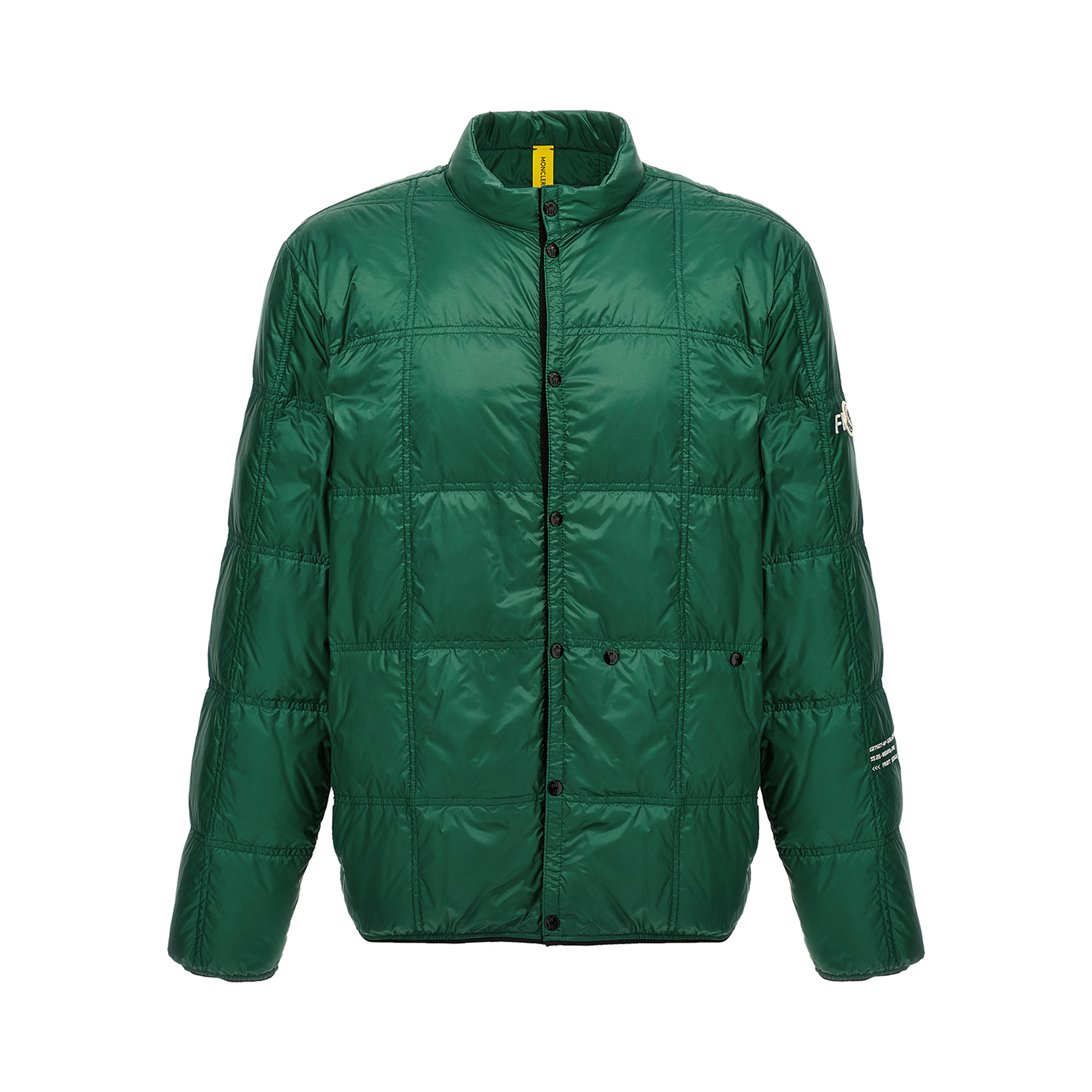 Bicolor Polyamide Full-Length Jacket
