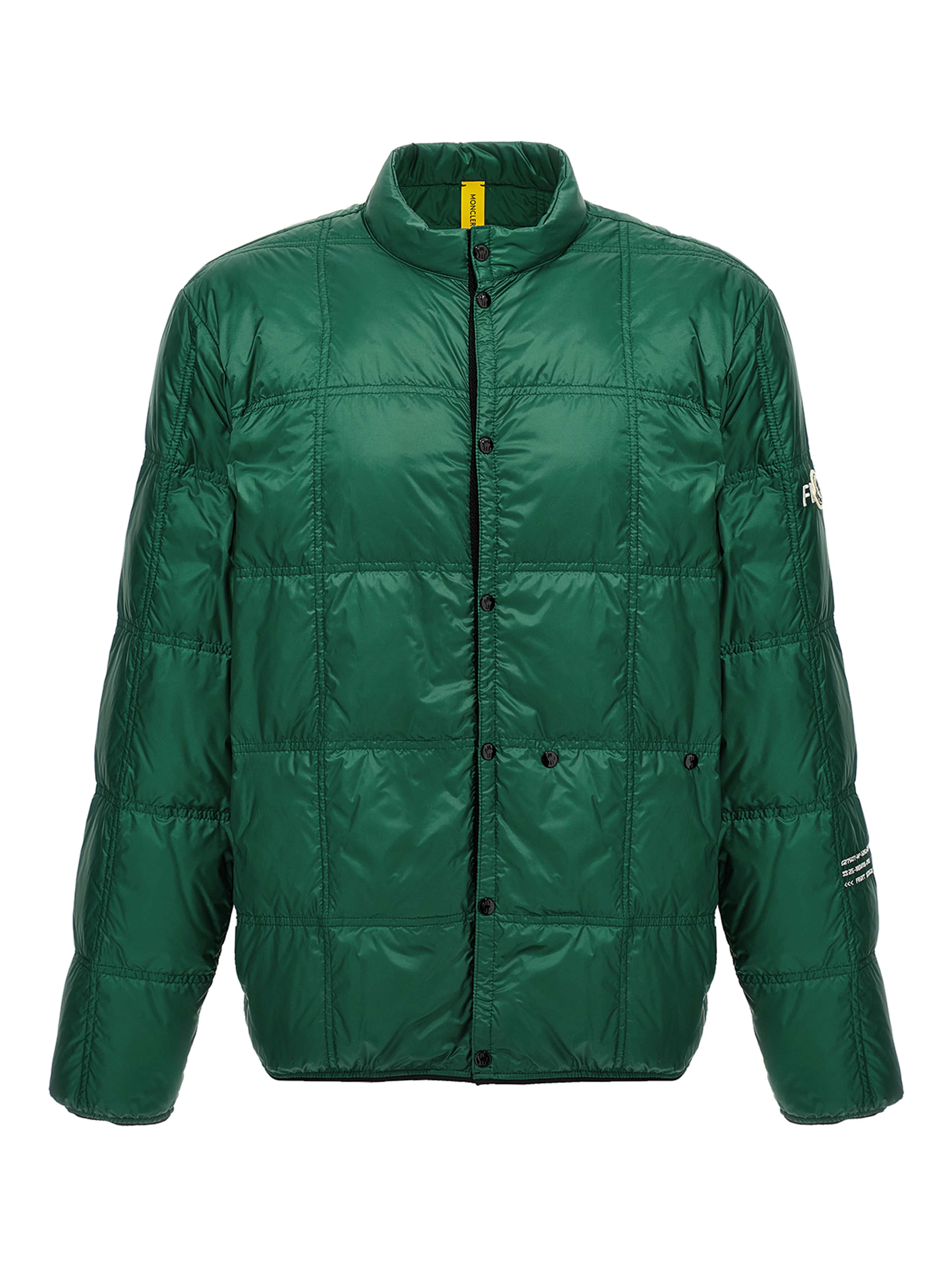 Bicolor Polyamide Full-Length Jacket