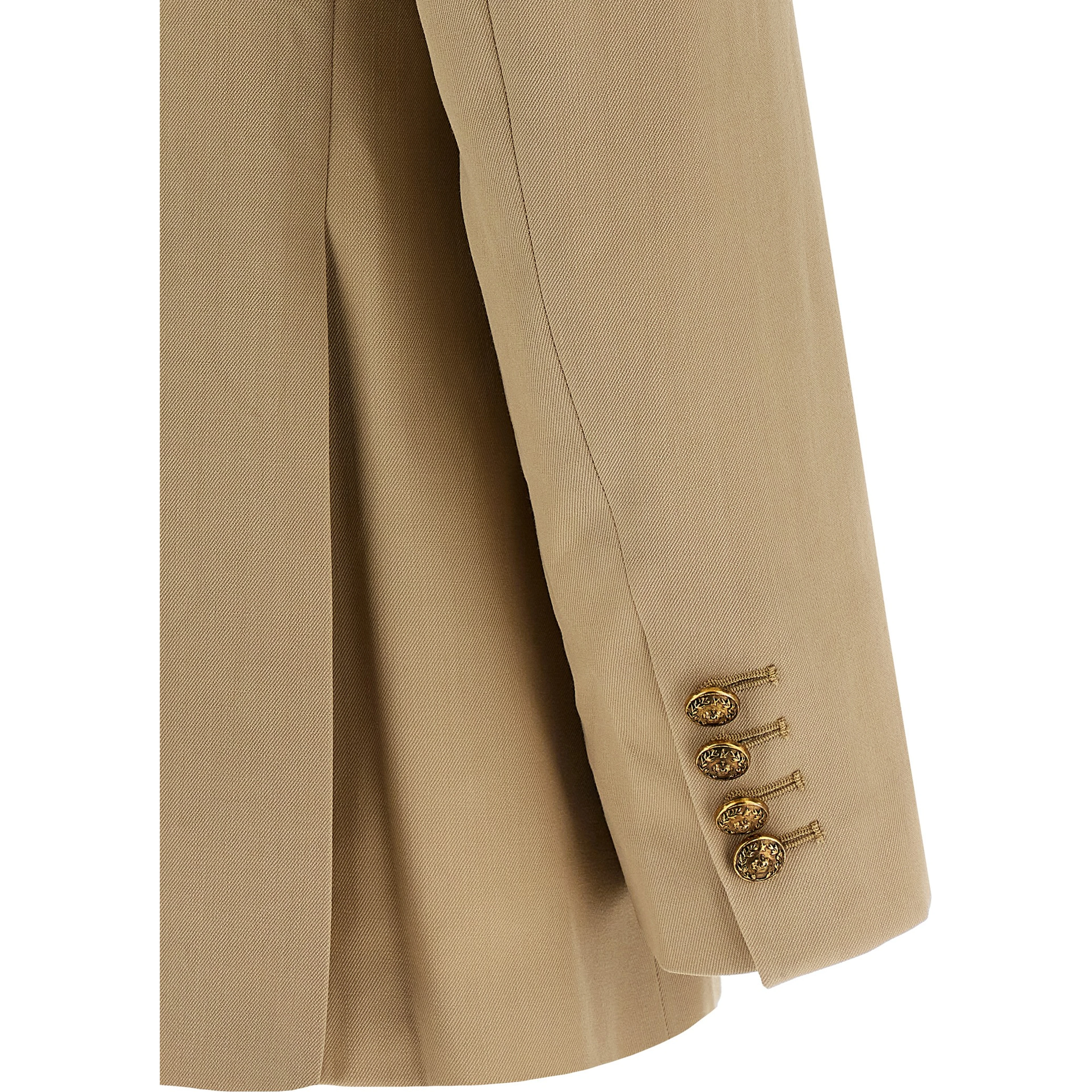 Beige Virgin Wool Blazer