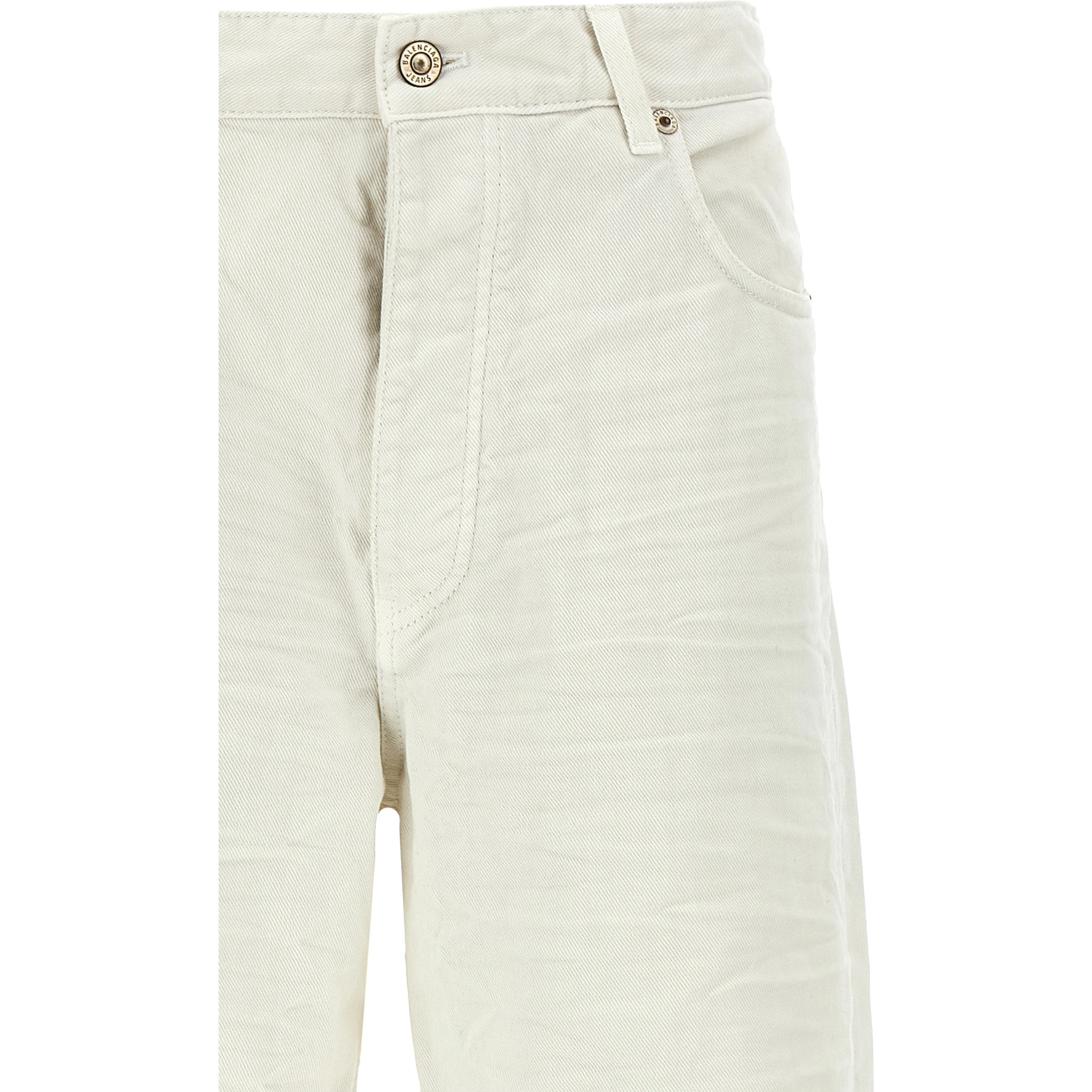 White Cotton Jeans Denim
