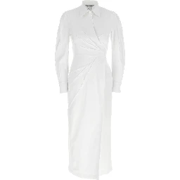 White Cotton Long Dress