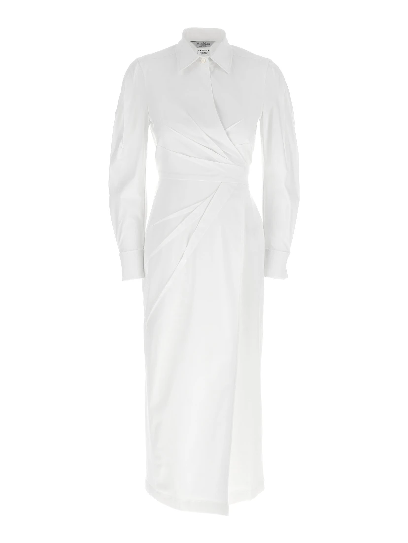 White Cotton Long Dress