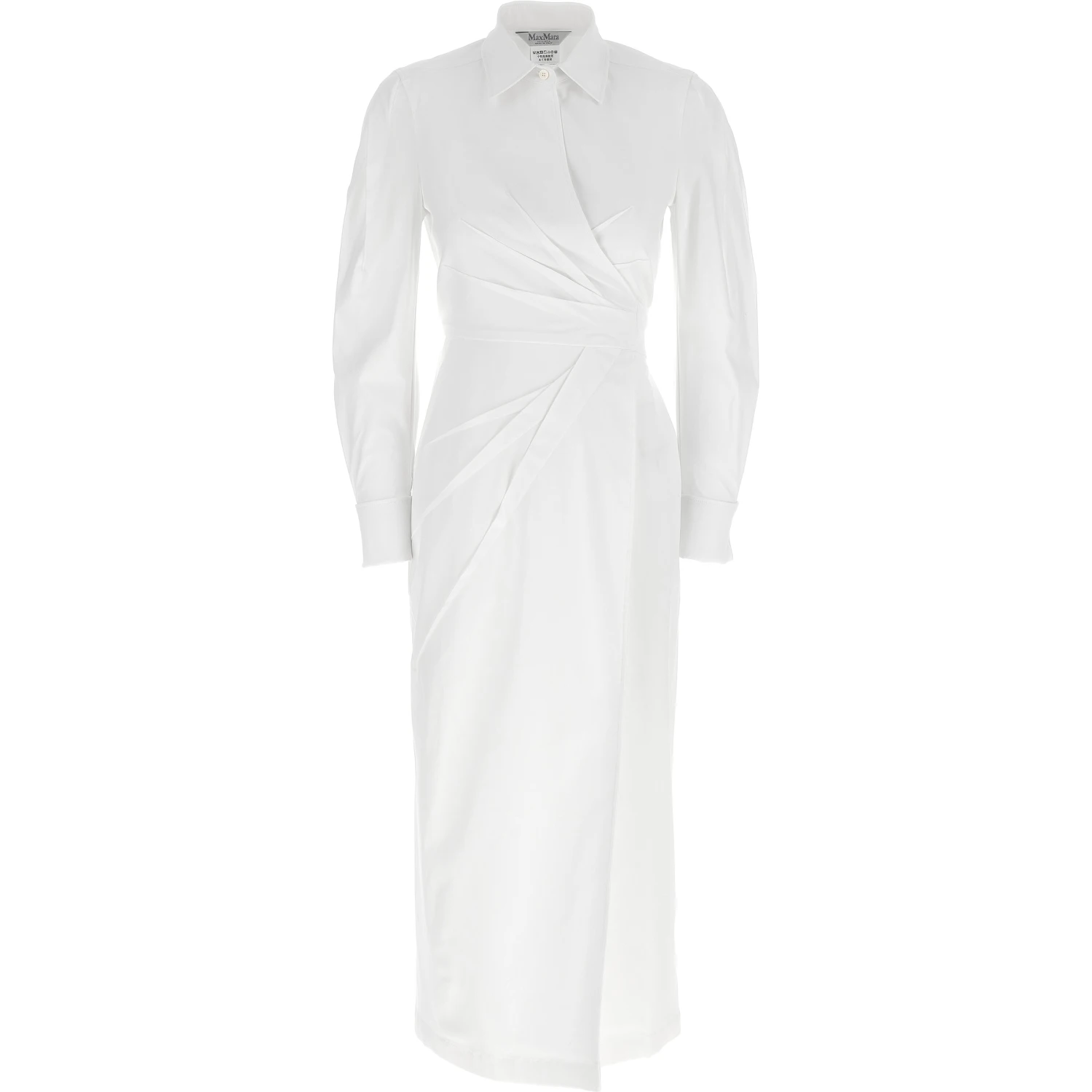 White Cotton Long Dress