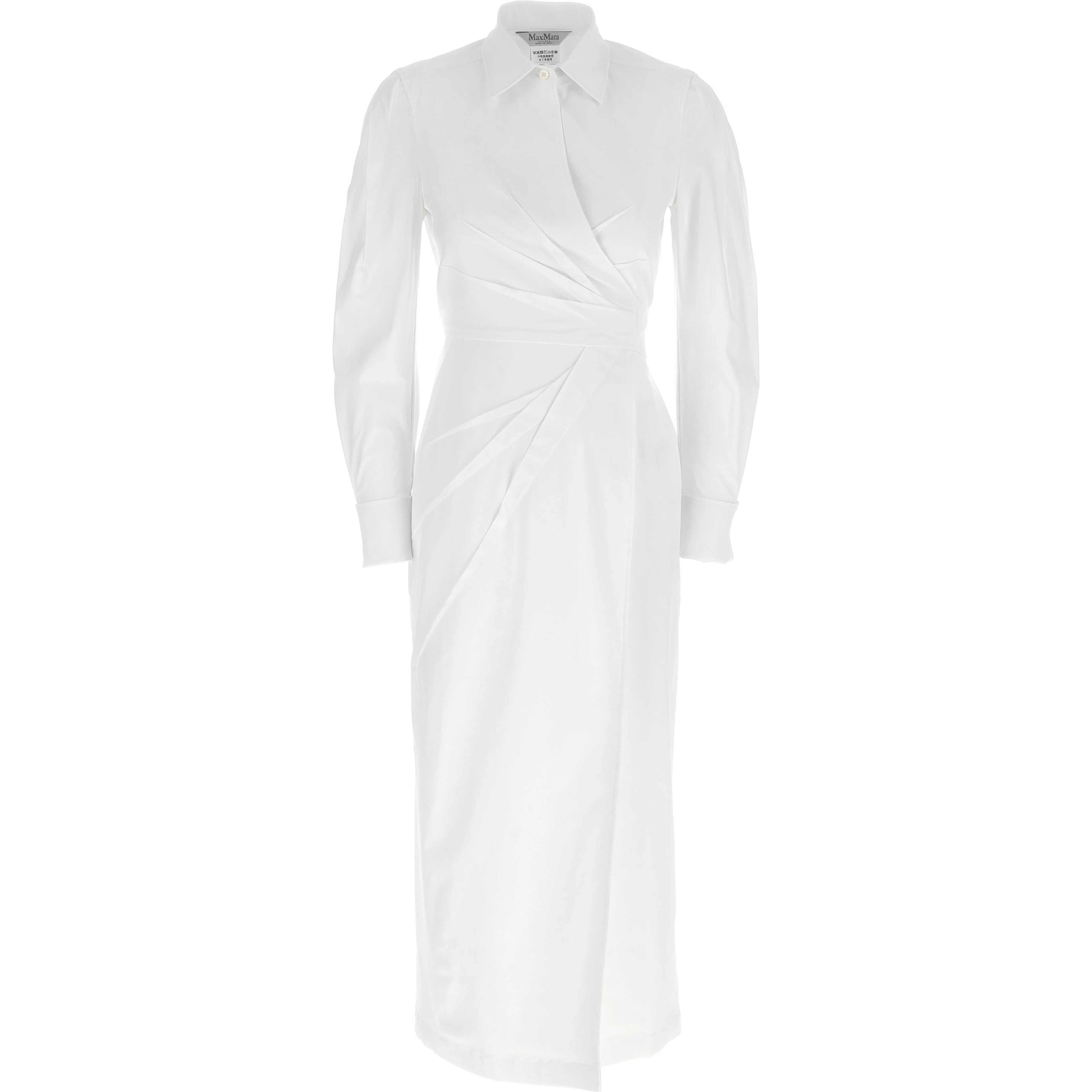 White Cotton Long Dress