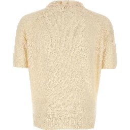 White Cotton Polo Shirt