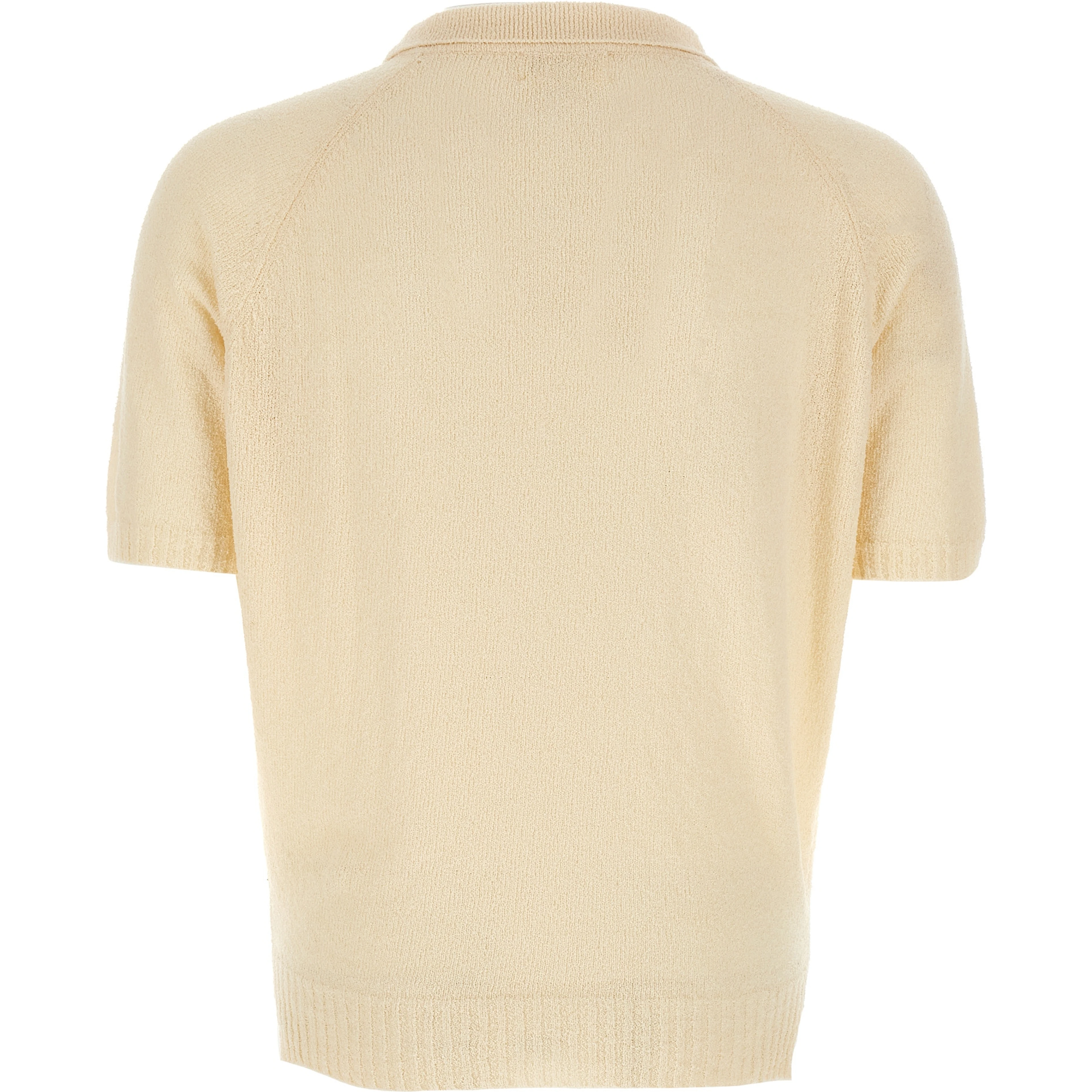White Cotton Polo Shirt