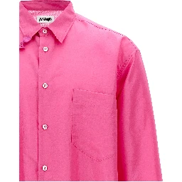 Fuchsia Polyamide Blouse
