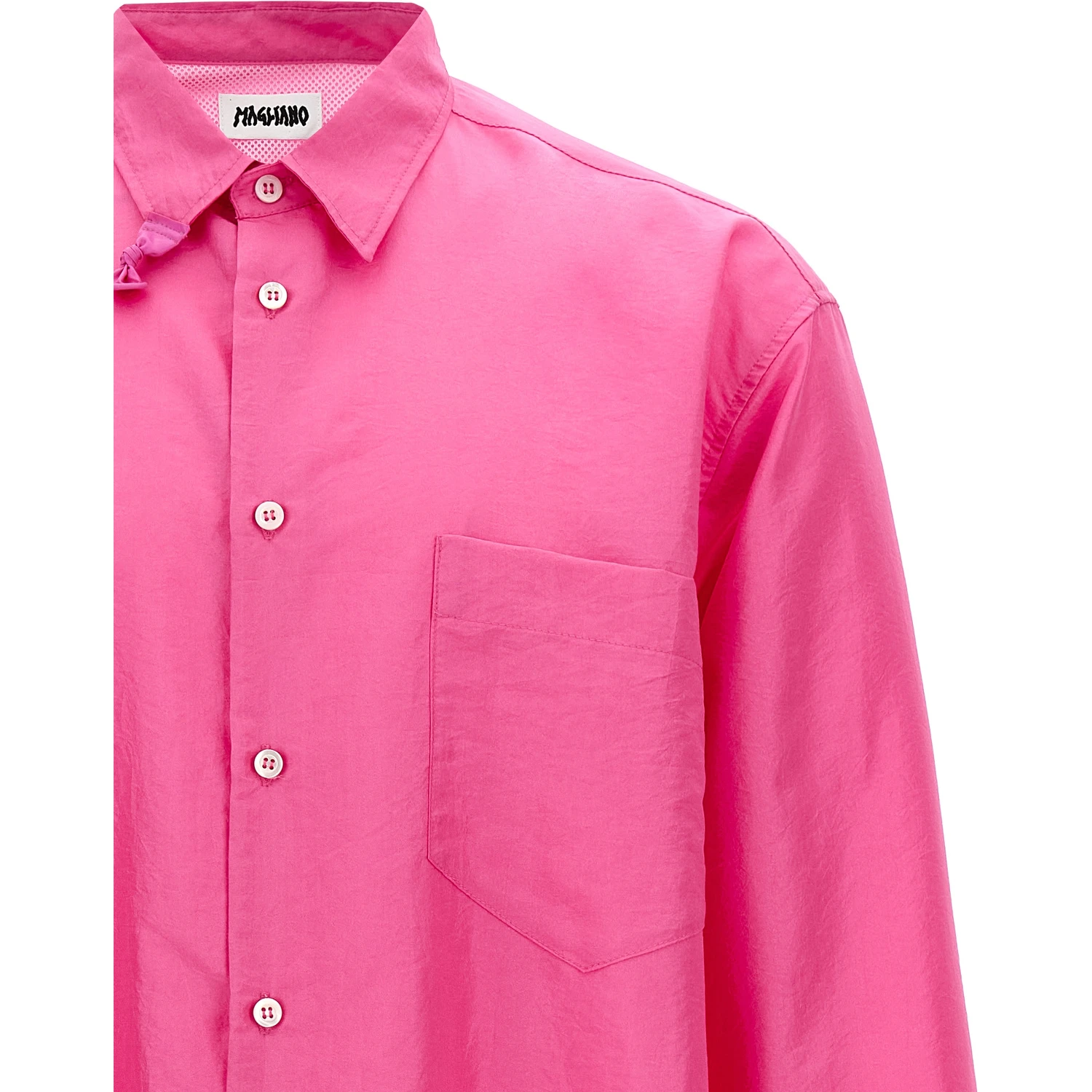 Fuchsia Polyamide Blouse