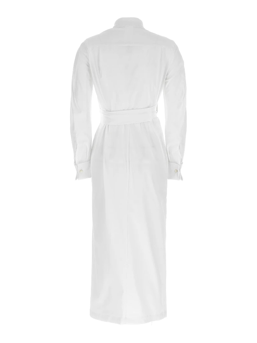 White Cotton Long Dress