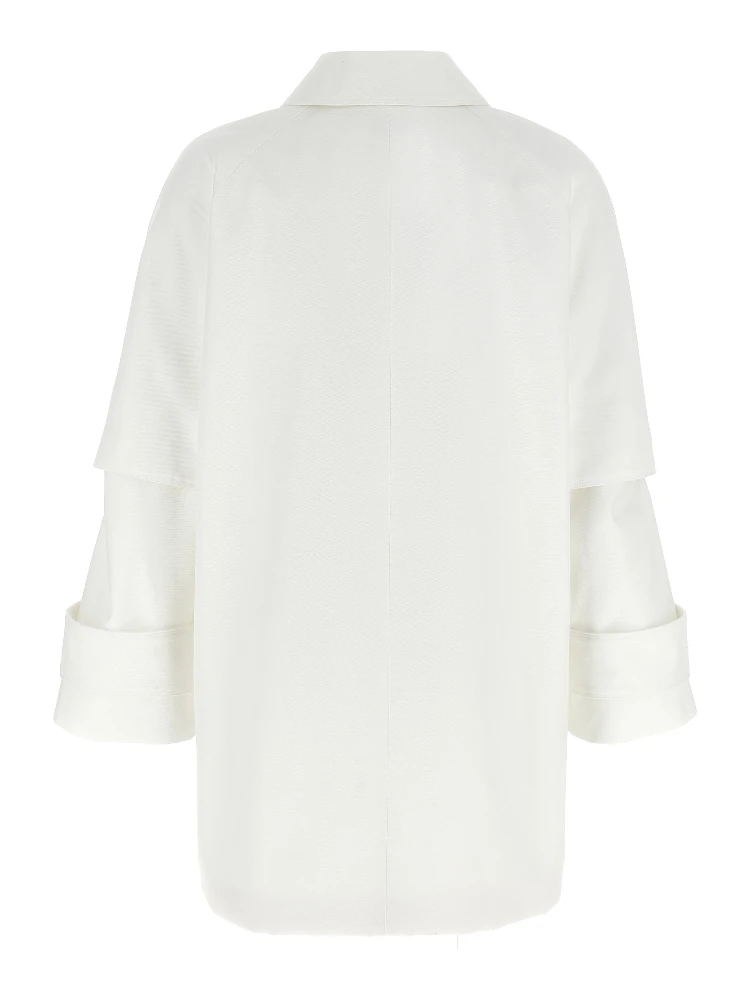 White Cotton Coat alternative