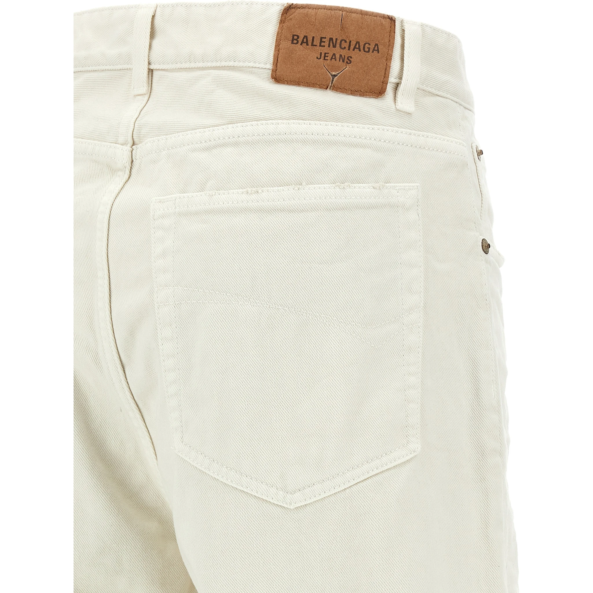 White Cotton Jeans Denim