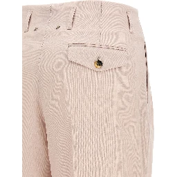 Multicolor Virgin Wool Casual Pants