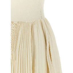 White Cotton Long Dress