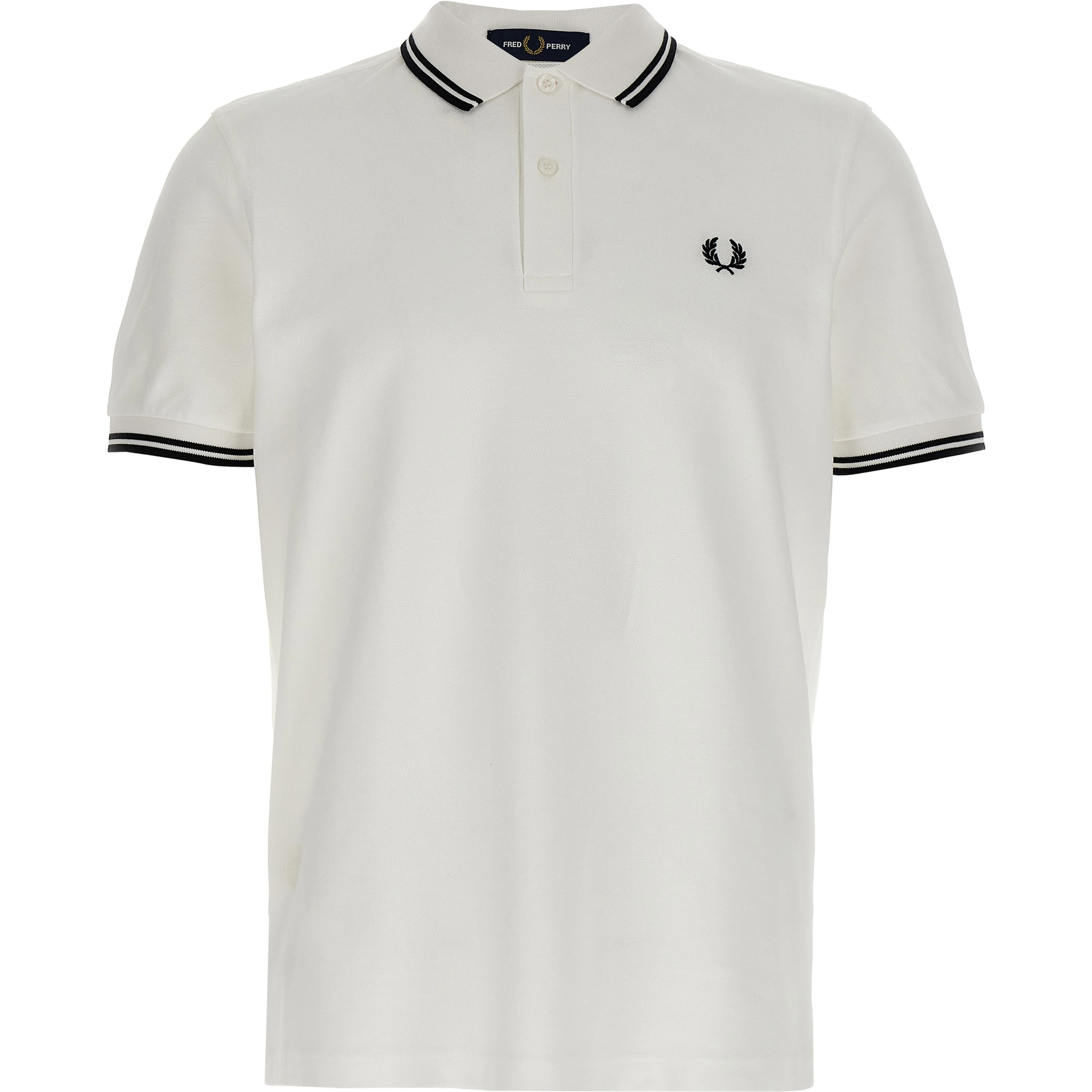 White Cotton Polo Shirt