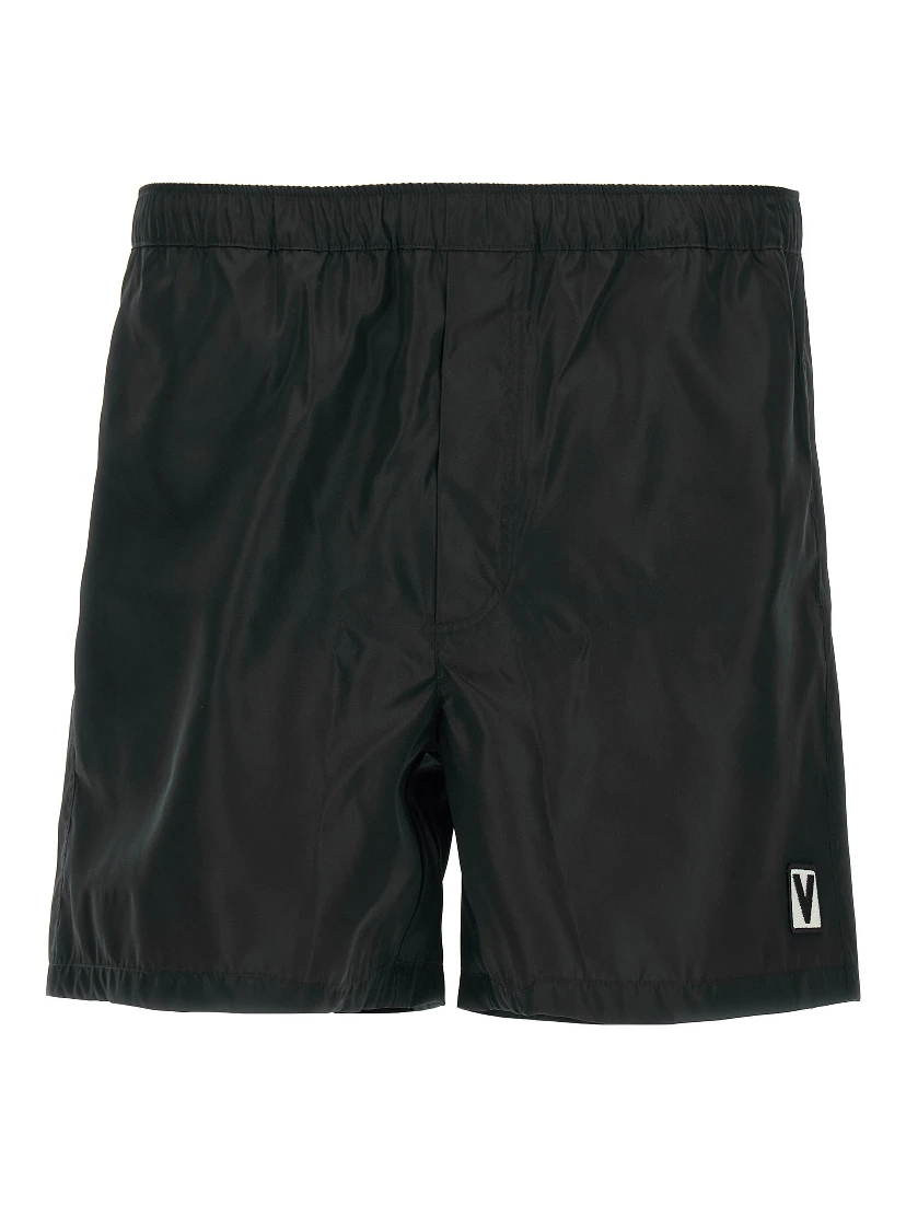 Black Polyamide Swim Shorts