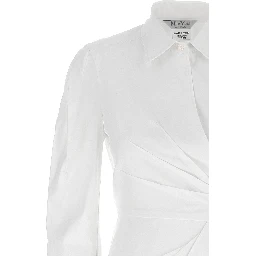 White Cotton Long Dress