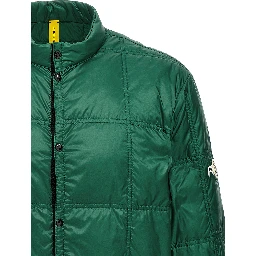 Bicolor Polyamide Full-Length Jacket