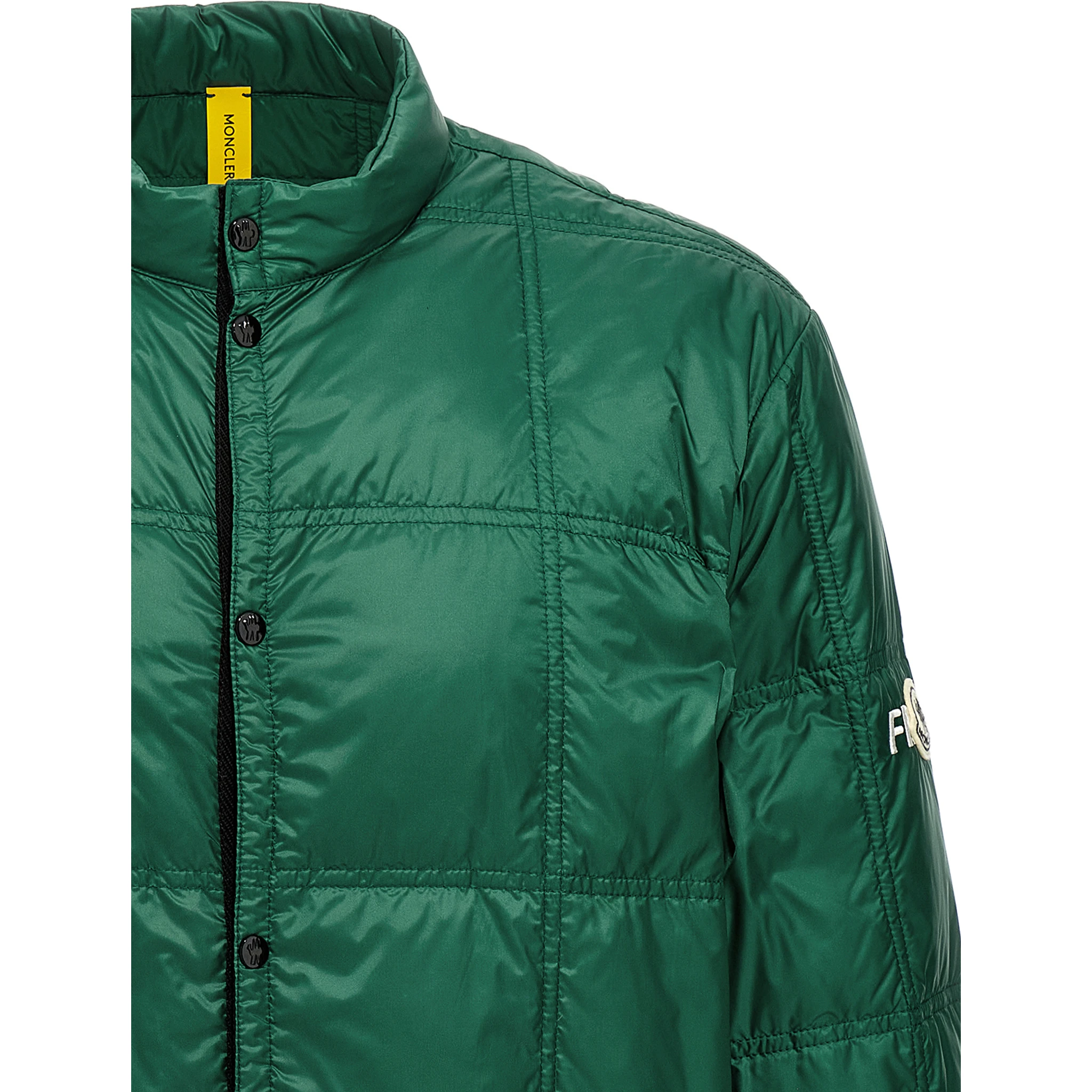 Bicolor Polyamide Full-Length Jacket