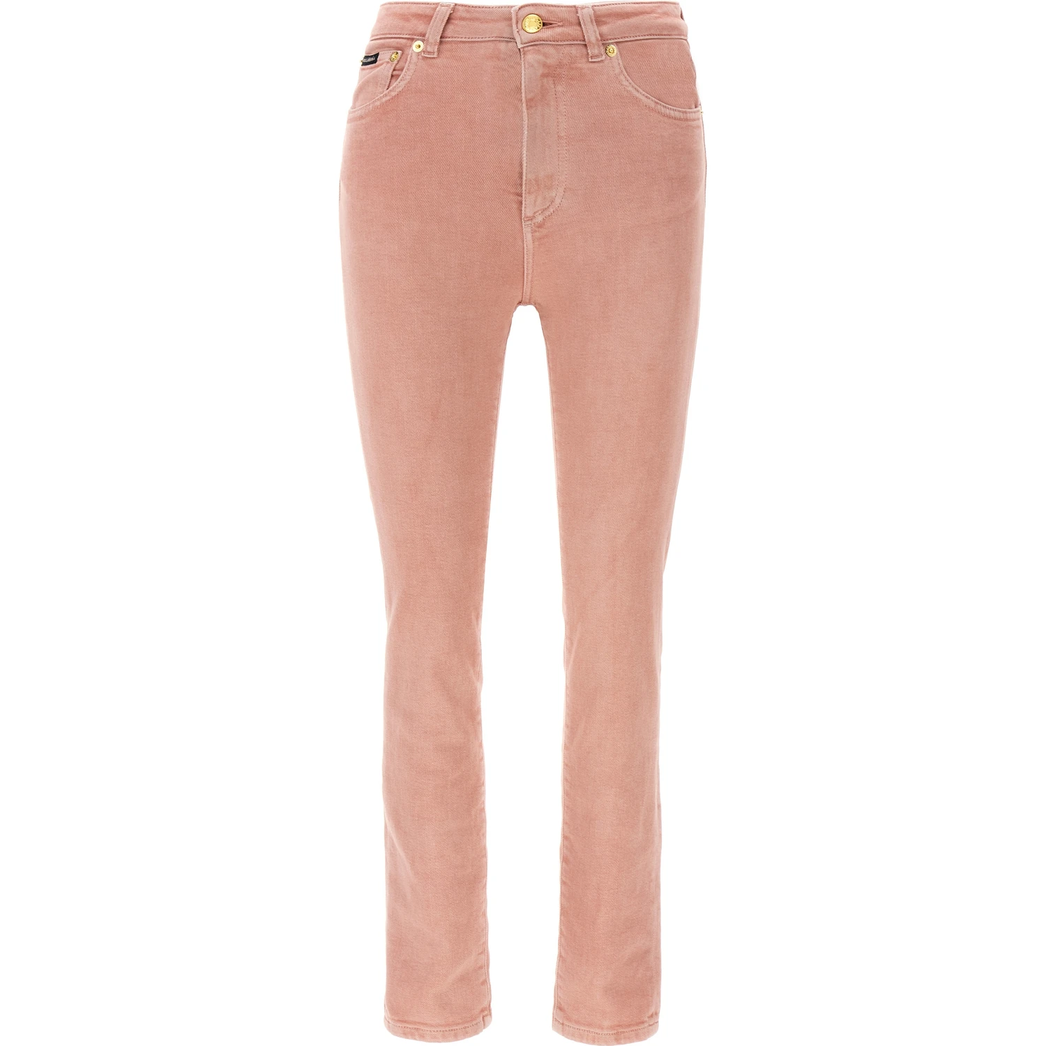 Multicolor Cotton High-Waisted Jean